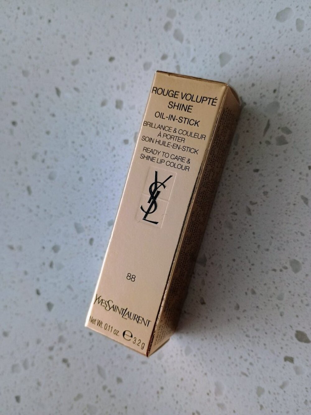 💄💋🩷NIB YSL ROUGE VOLUPTE SHINE OIL-IN-STICK LIP COLOR #88 ROSE NU - Picture 3 of 7